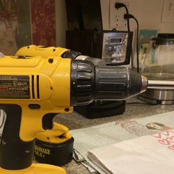 Dewalt  Drill.  (battery ,Case Included) Need Only Charger 