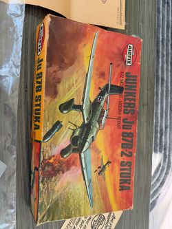 ✈️ FOR SALE: Vintage Airfix Junkers Ju 87B-2 Stuka Model Kit ✈️