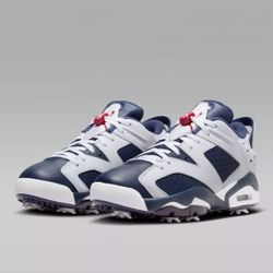 Nike Jordan 6 Retro Low Golf 'OLYMPIC' Sz12.5