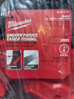 Milwaukee 240ft 1/8 Steel Fish Tape