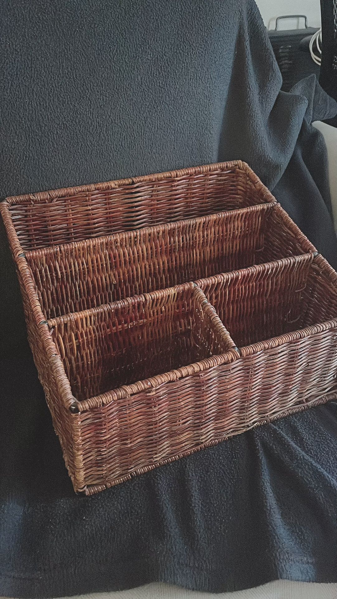 Rattan Stuffed Organizer