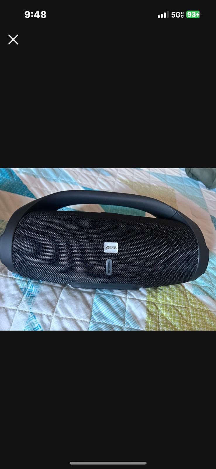 Bluetooth speaker with light brand new
