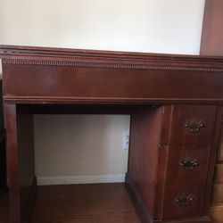 Antique Solid Wood Sewing desk