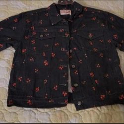 Marvel Deadpool BoxLunch Denim Jacket Size: M