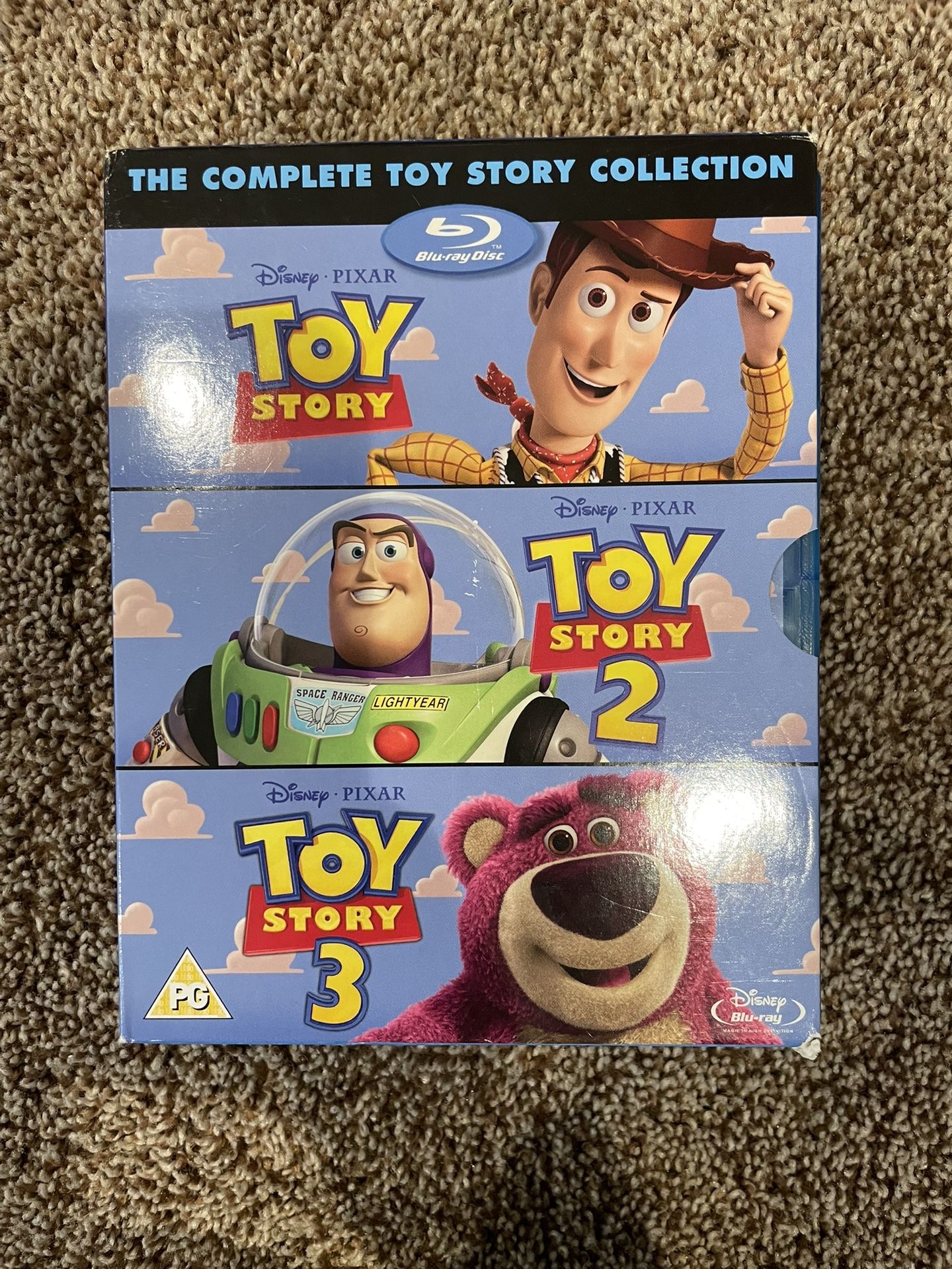Toy Story 1,2 & 3