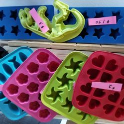 Silicone Ice Cube Tray Molds