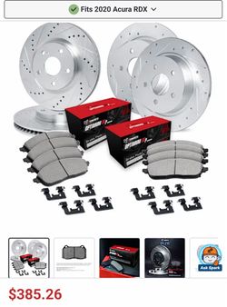 R1 Concept Drilled and Slotted Rotors & Ceramic Break Pads