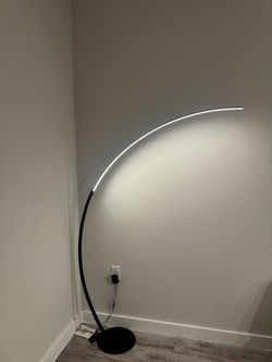 Modern Black Arc LED Floor Lamp