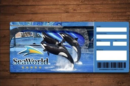 Seaworld Tickets !! Sunday Fun day