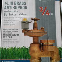 Sprinkler Valve New 
