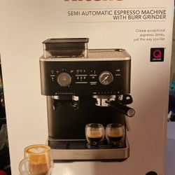 Kitchenaid  Semi Automatic Espresso Machine With Burr Grinder 