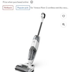 Tineco Cordless Wet/Dry Vacuum 