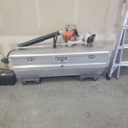 Blower, Weed Wacker, Tool Box