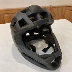 Fox Racing Helmet Proframe MIPS Downhill MTB Bicycle Helmet Flat Matte Black Size Large