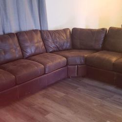Faux Leather Couch