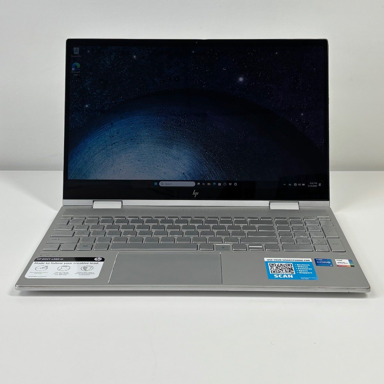 HP Envy x360 15M-ED1013DX 15.6" i5-1135G7 2.4GHz 8GB RAM 256GB SSD