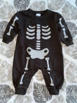 Carters newborn baby boy skeleton outfit