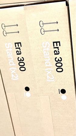 Sonos Era 300 Stand (x2) Color Black Or White Brand New Sealed Retail Including Sales Tax For $307!!