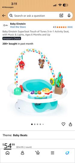 Baby Einstein seat