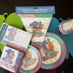 Amscan 1st Pink Pony Birthday Supplies