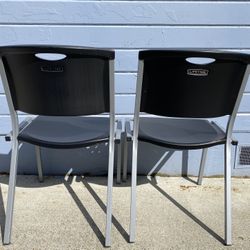 Lifetime Stacking Chairs 2 