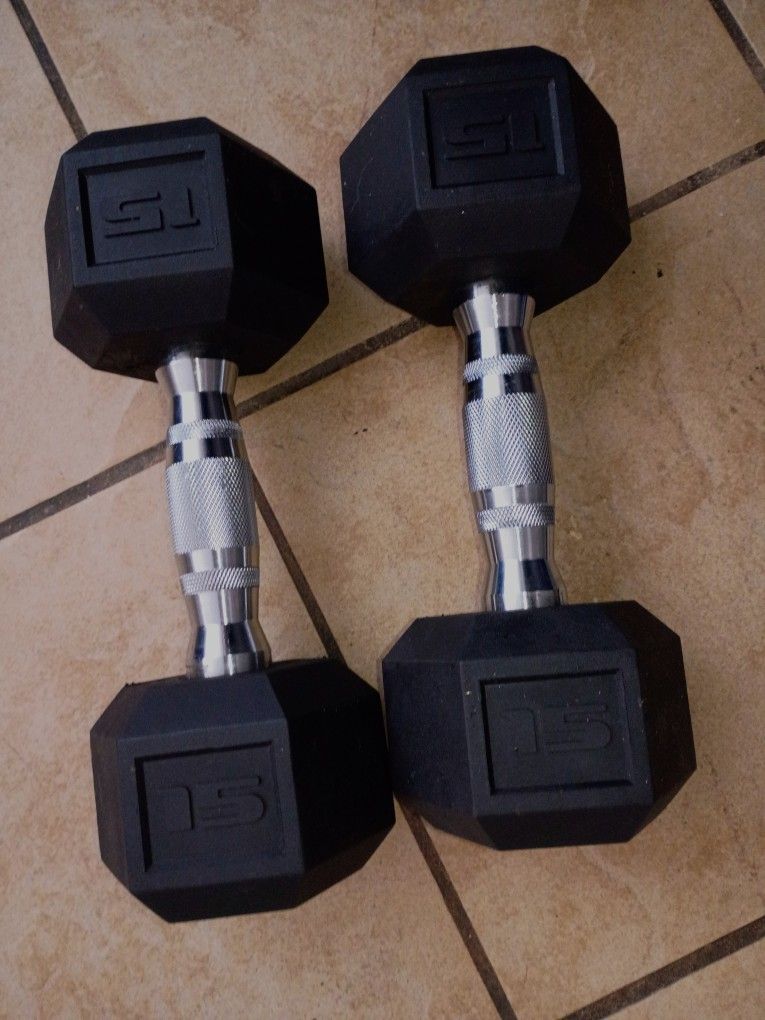 15 Lb Dumbbell Set