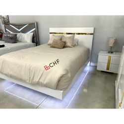 Underbed LED Queen Size Bed Frame