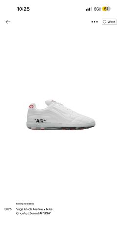 VIRGIL ABLOH ARCHIVE X NIKE CRYOSHOT ZOOM
