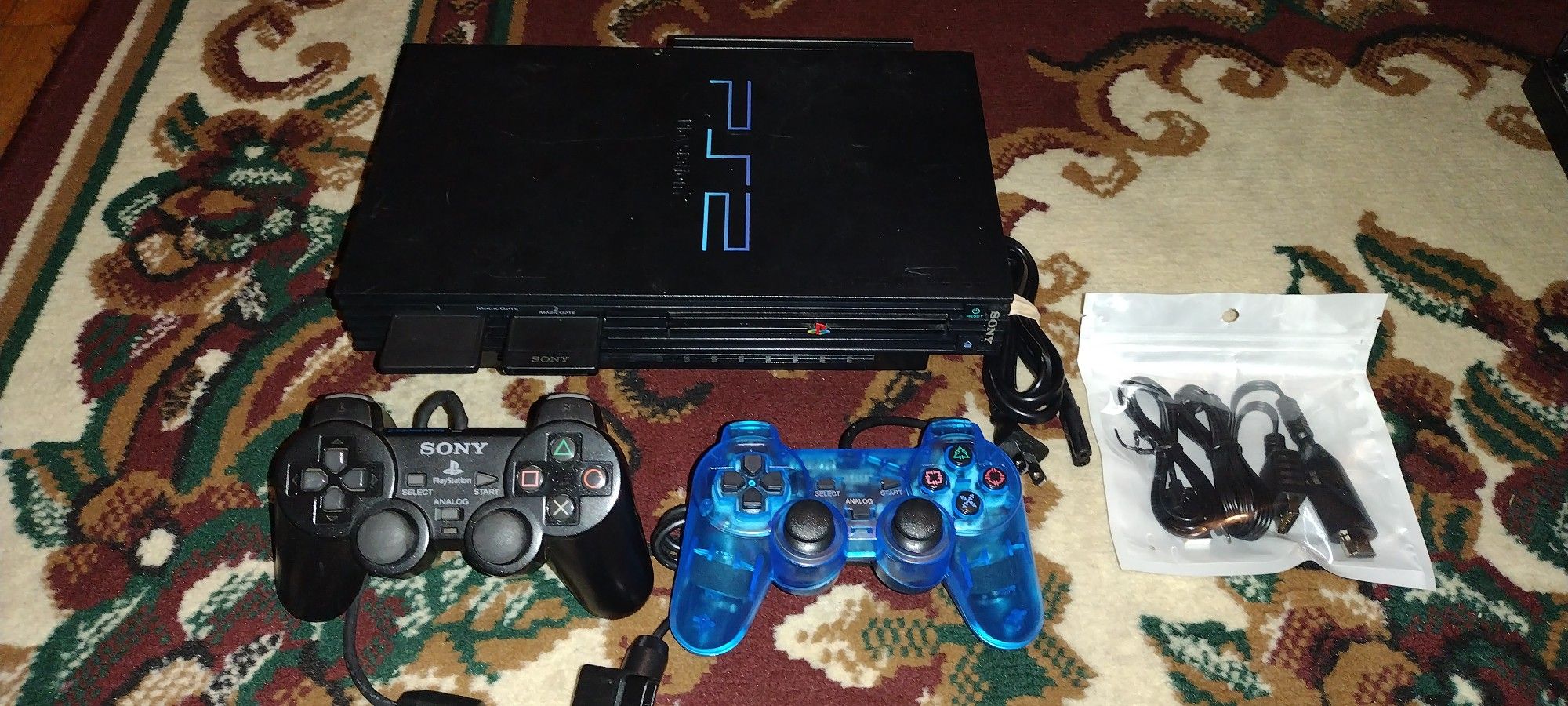 SONY PLAYSTATION 2 PS2 1TB HARD DRIVE SYSTEM CONSOLE WITH 250 GAMES