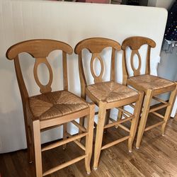 Vintage Pottery Barn Bar Chairs 