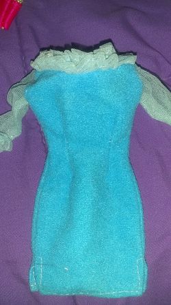 Bone in Barbie doll evening dress