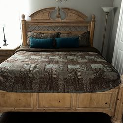 Beautiful Solid Wood King Bedroom Set