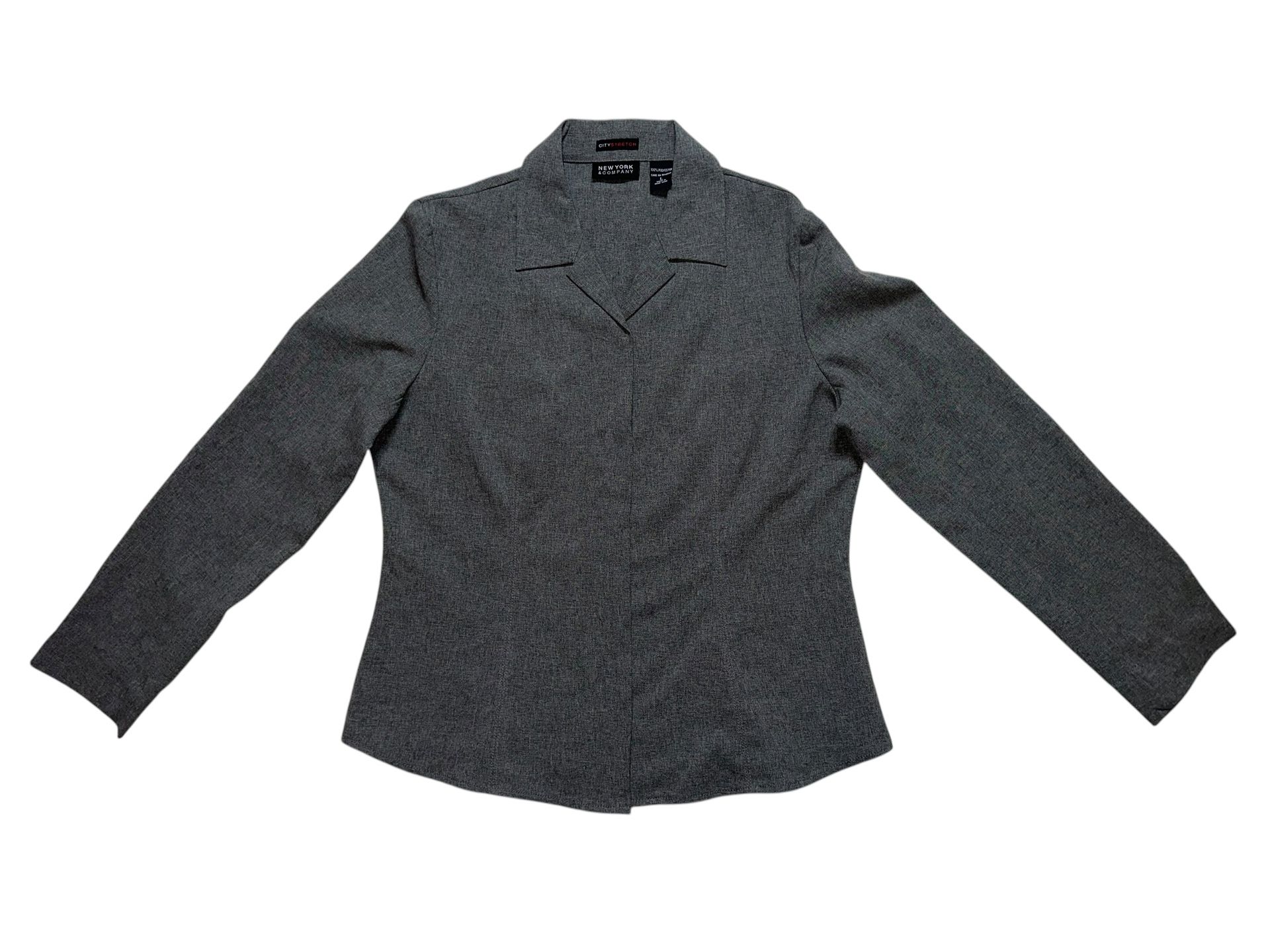 New York and Company Women's Gray Blazer Size Large