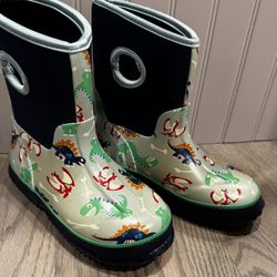 Lily & Dan Waterproof Rain Kids Boots With Soft Lining Size 13/1