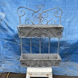 Beautiful Metal Wall Basket 