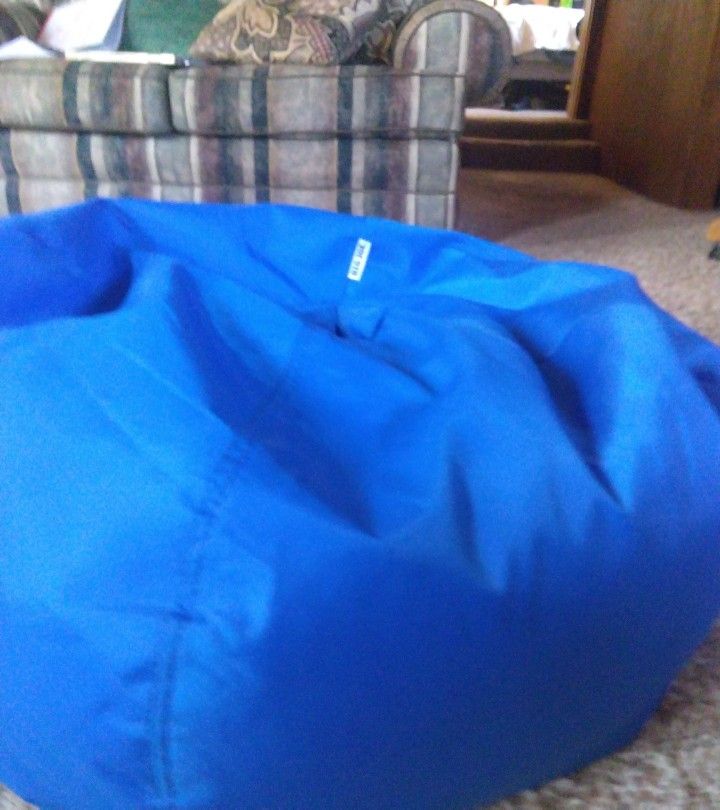 Blue Bean Bag Chair – $25 OBO