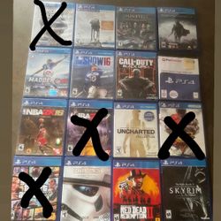 PS4 Games For Sale (Read Description)