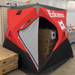 Eskimo 40250 Outbreak 250XD Portable Insul up Ice Fishing Shelter, 3 Person *ittt (45 49 revi Da Pas 3 Free 30-dev retaEskimo 