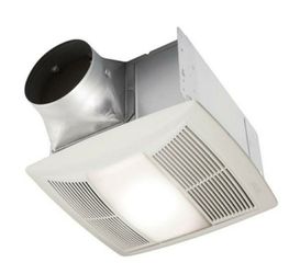 NuTone QT Series Quiet 130 CFM Ceiling Bathroom Exhaust Fan with Light and Night Light, ENERGY STAR