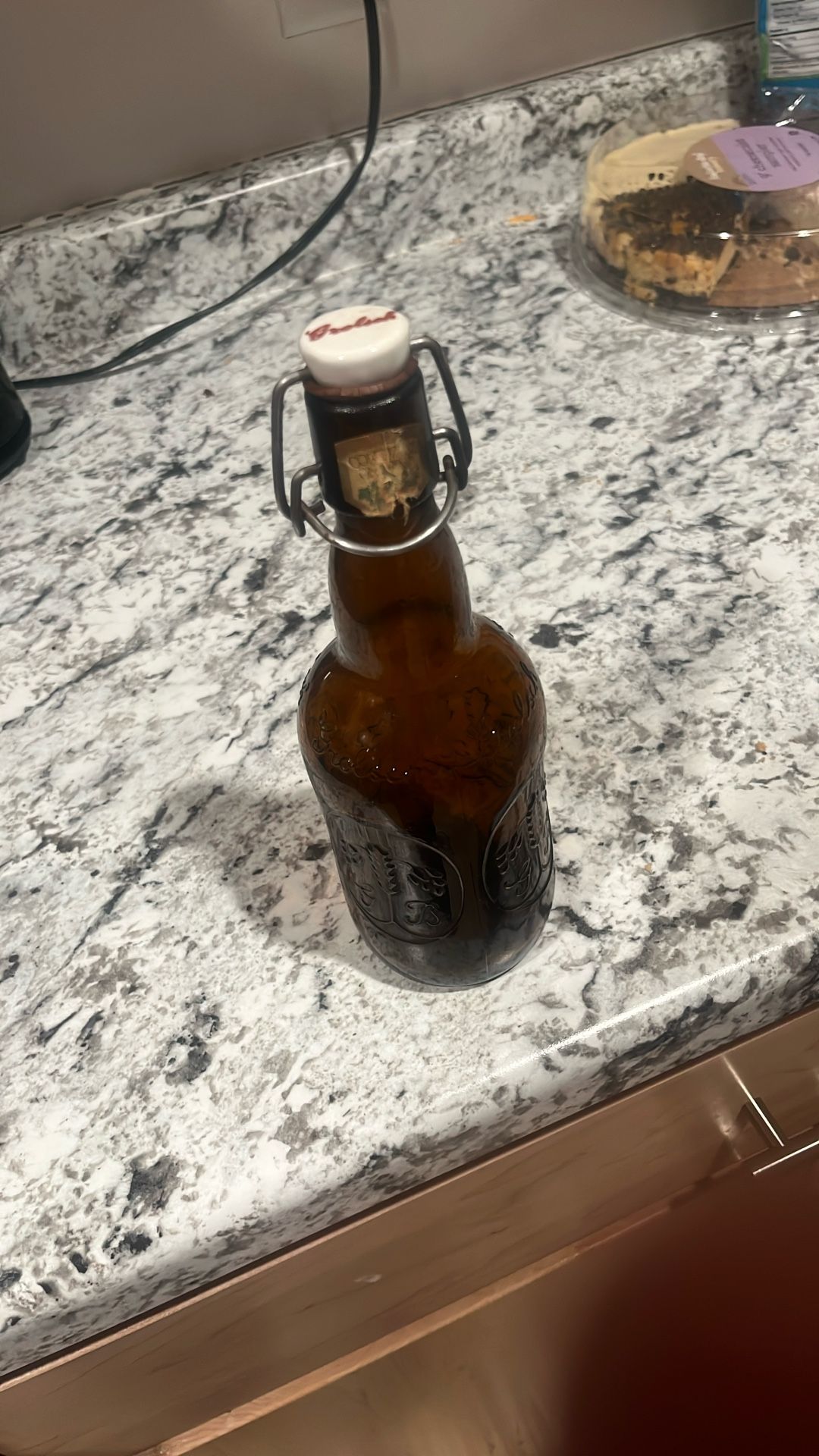 Vintage Grolsch Lager Beer bottle