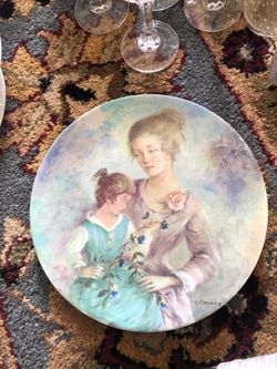 D’arceau-Limoges decorative plate