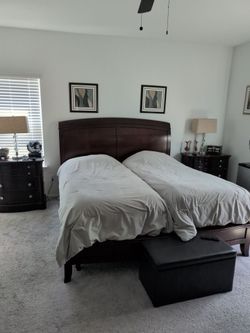 Solid wood antique bedroom set