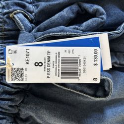 Adidas originals women’s vintage denim pants size 8