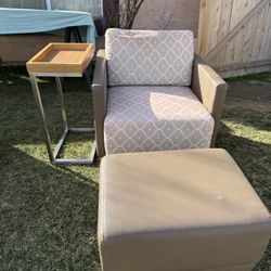Chair and ottoman