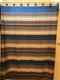 Kohl’s Sonoma striped shower curtain