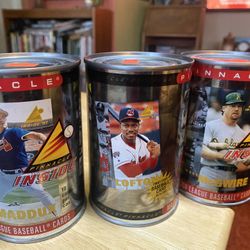 Baseball Card Cans 1997