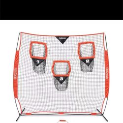 8'x8' football net. The net provides 3 distinct targets are various heights 