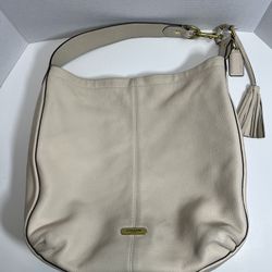 Leather Coach Avery Shoulder Purse W/ Dust Bag 