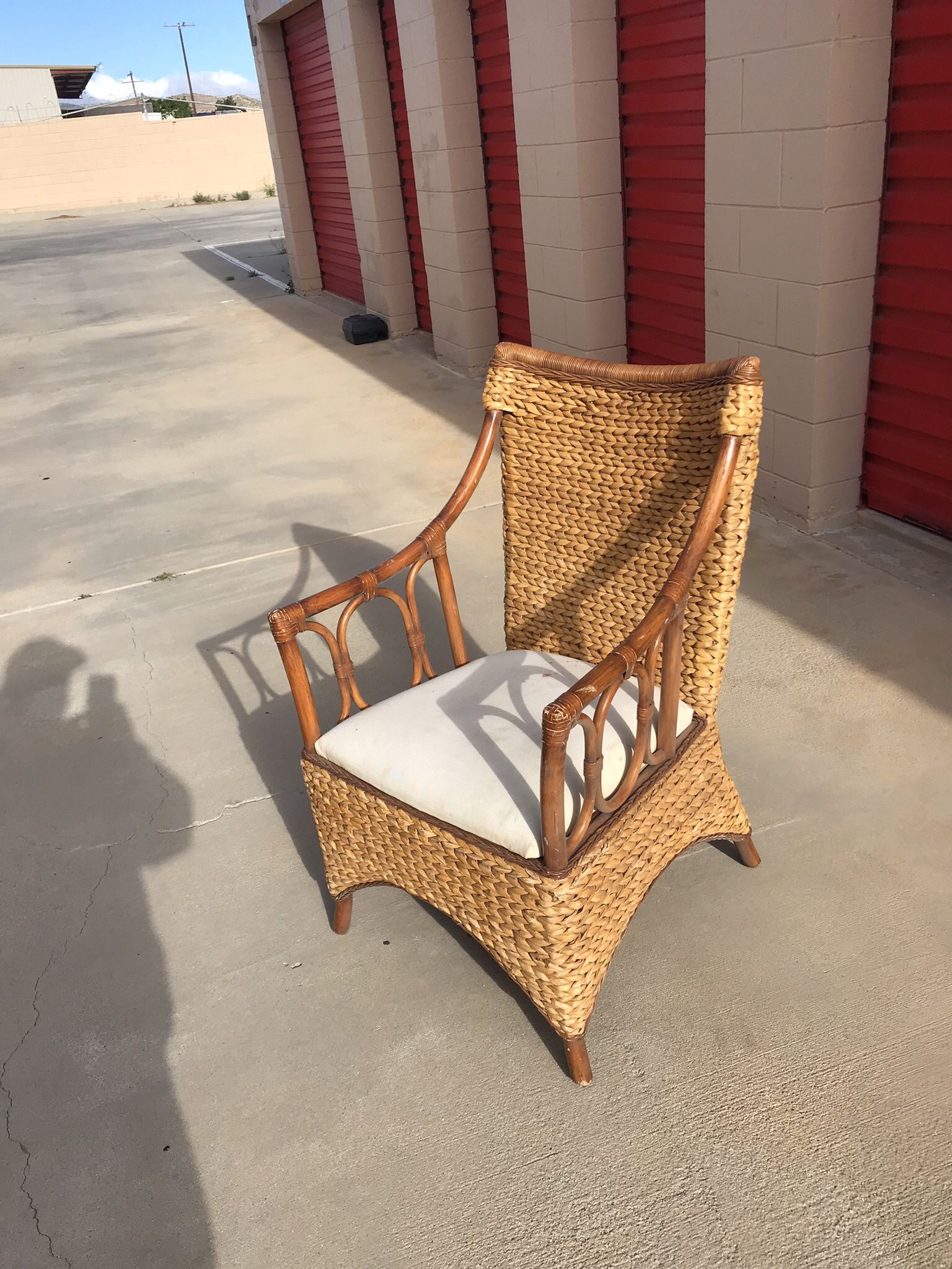 PALECEK Rattan & Wicker Side Chair