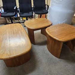 2 End Tables And Coffee Table